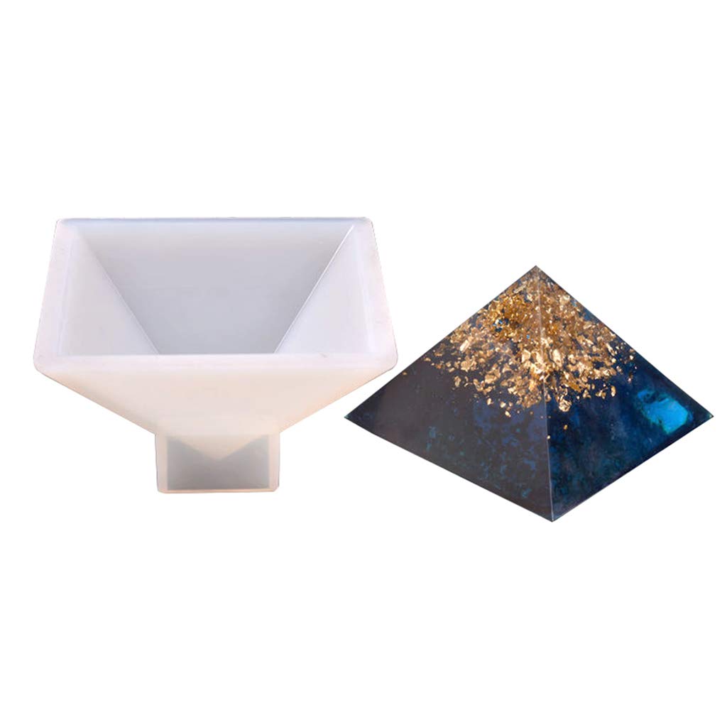 Premium 4-Pack Silicone Pyramid Molds for Resin Casting, Epoxy Jewelry, Orgone Pyramids, Candles & Soap Making - Perfect for DIY Crafts, Home Decor & Gift Making