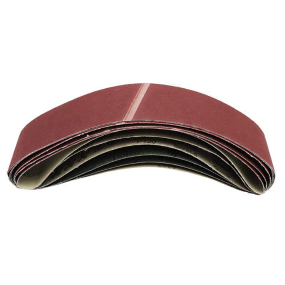 6Pcs/Set 915x100mm Sanding Belts 80-400 Grits - Sandpaper Abrasive Bands for Sander, Grinding & Polishing Tools - Woodworking, Metalworking & DIY Projects