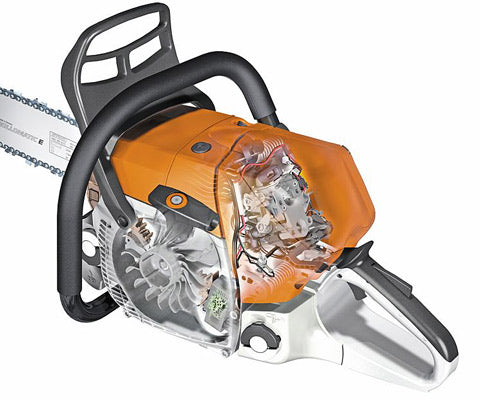 STIHL MS 261 C M 50.2cc Professional Chainsaw with M-Tronic Technology & 16-Inch Bar - Perfect for Tree Cutting, Firewood, and Landscaping