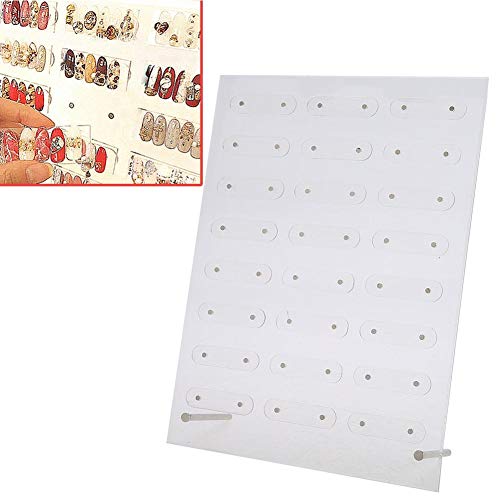 Magnetic Nail Polish Display Stand - Nail Art Color Board & Gel Polish Tips Holder for Salon & Home Manicure - Perfect for Nail Technicians, DIY Enthusiasts & Professional Nail Practice