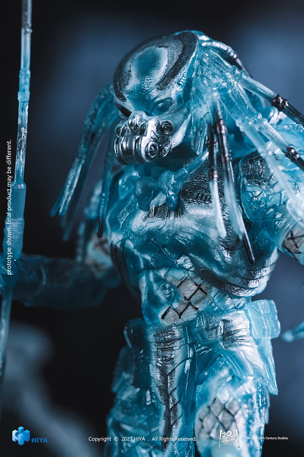 Hiya Toys Alien vs. Predator: Camouflage Celtic Predator 1:18 Scale Action Figure - Multicolor Collectible Model for Display & Gaming Scenes