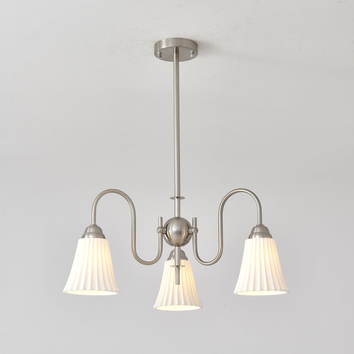 Elegant Esther Chandelier - Modern Crystal Ceiling Light Fixture for Dining Room, Living Room & Bedroom | Perfect for Home Decor & Interior Design