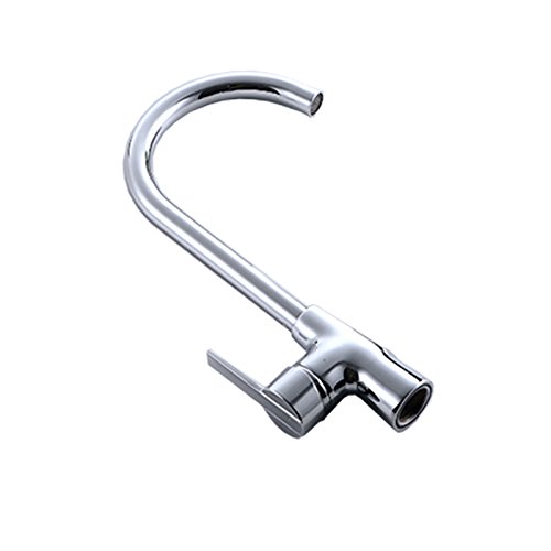 Single Hole Kitchen Faucet, Rotating Basin Tap, Lead-Free Chrome Plated Sink Faucet - Perfect for Modern Home, Restaurant & RV Use