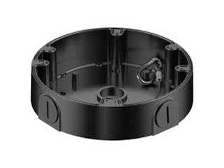 PFA138 Outdoor Mounting Box - Black | Weatherproof Enclosure for Electrical & Network Installations | Ideal for Garden, Patio & Exterior Wiring