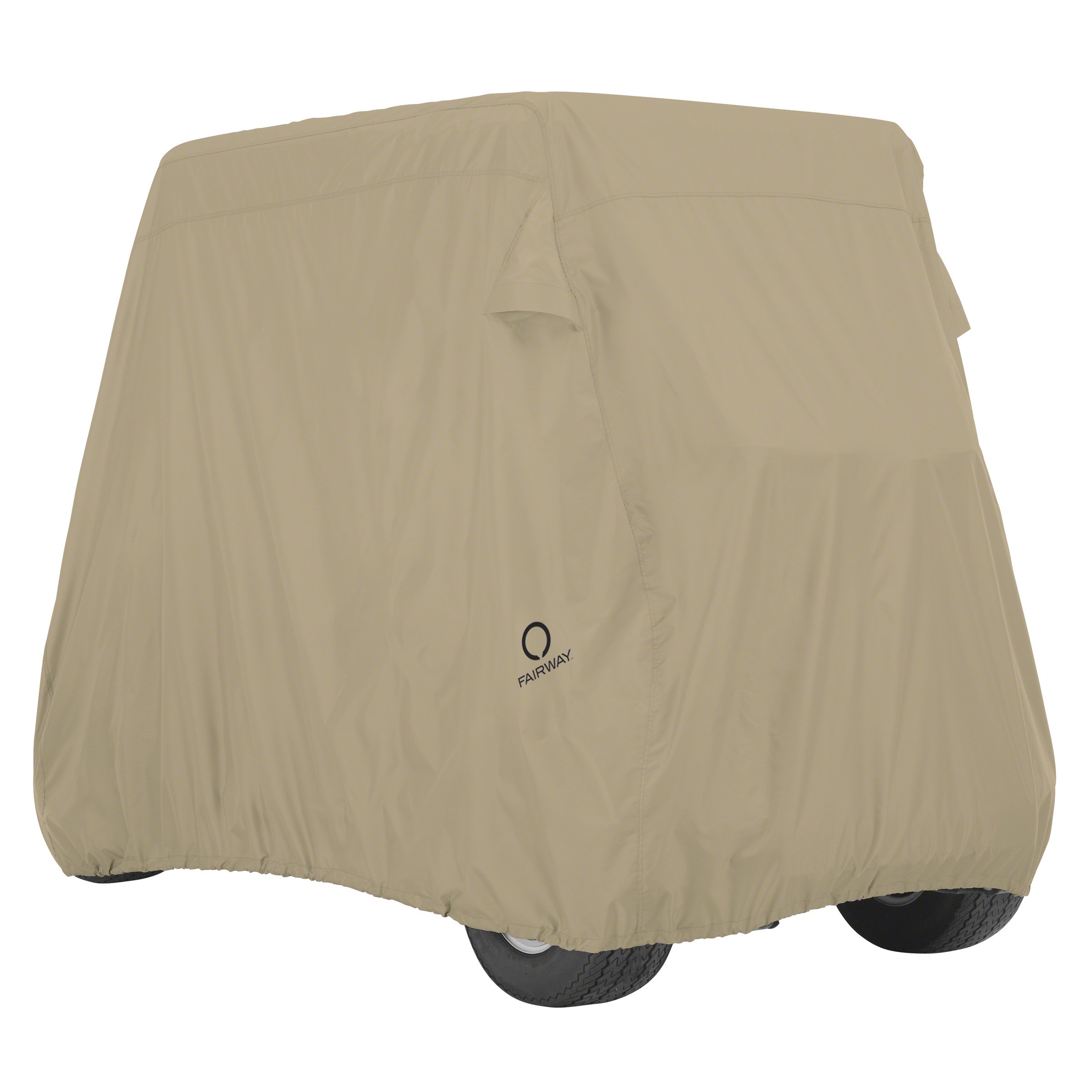 Classic Accessories Fairway Golf Cart Cover - Waterproof & UV Resistant - Fits Most Golf Carts - Perfect for Outdoor Storage & Protection