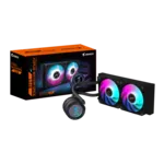 Gigabyte AORUS Waterforce II 240mm/360mm AIO Liquid CPU Cooler - High Performance RGB Cooling for Gaming PC, Workstation & Overclocking