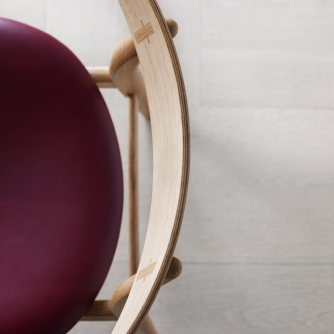 Carl Hansen & Son CH30P Wegner Chair - Mid-Century Modern Dining Chair with Oak Frame & Paper Cord Seat - Perfect for Dining Rooms, Kitchens & Home Offices
