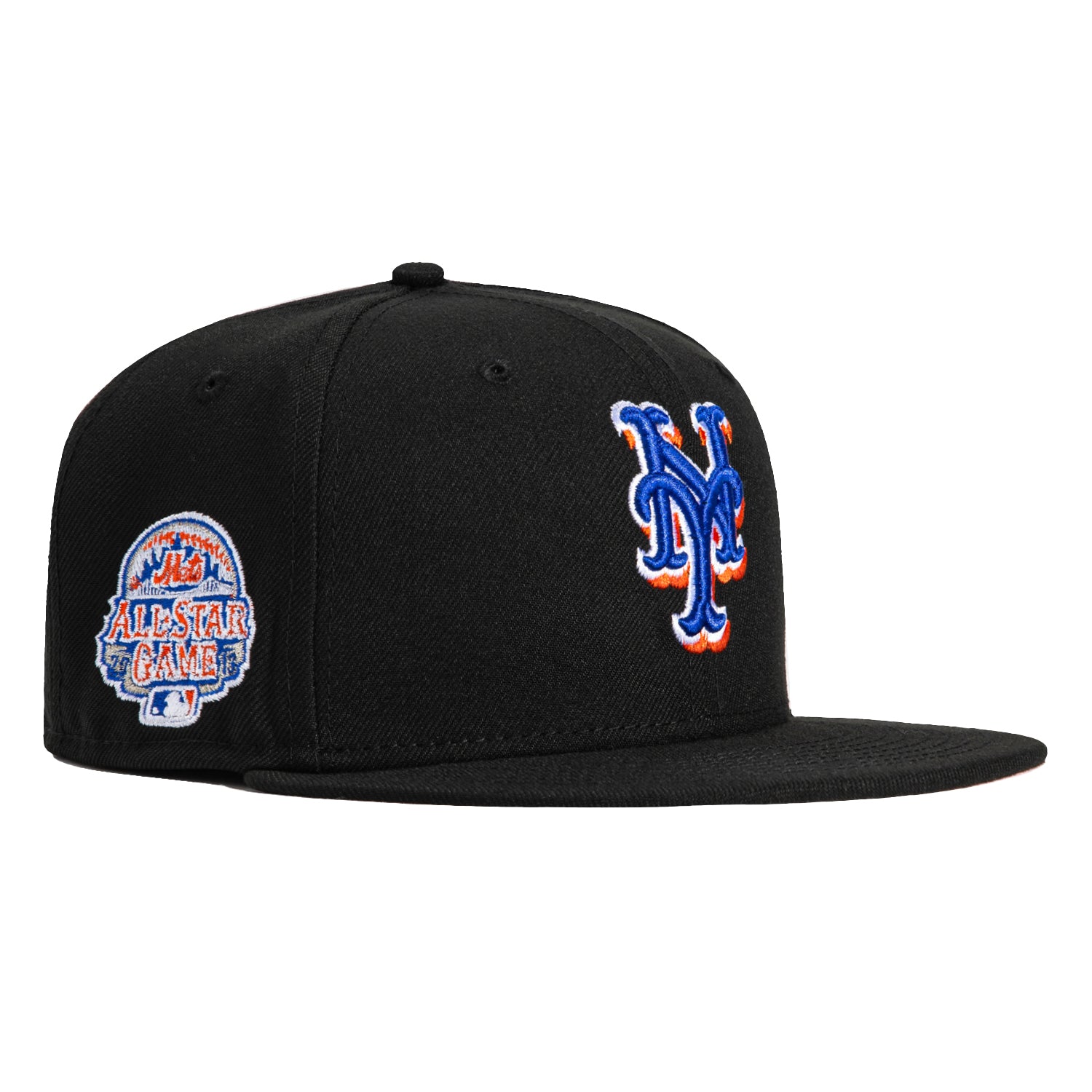 New Era 59Fifty New York Mets 2013 All Star Game Patch Snapback Hat - Black | Official MLB Baseball Cap for Men & Women | Perfect for Games, Fan Gear & Streetwear Fashion