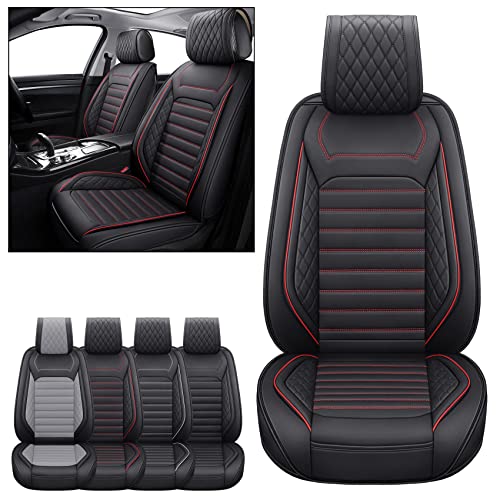 2 Pcs Front/Black-Red A