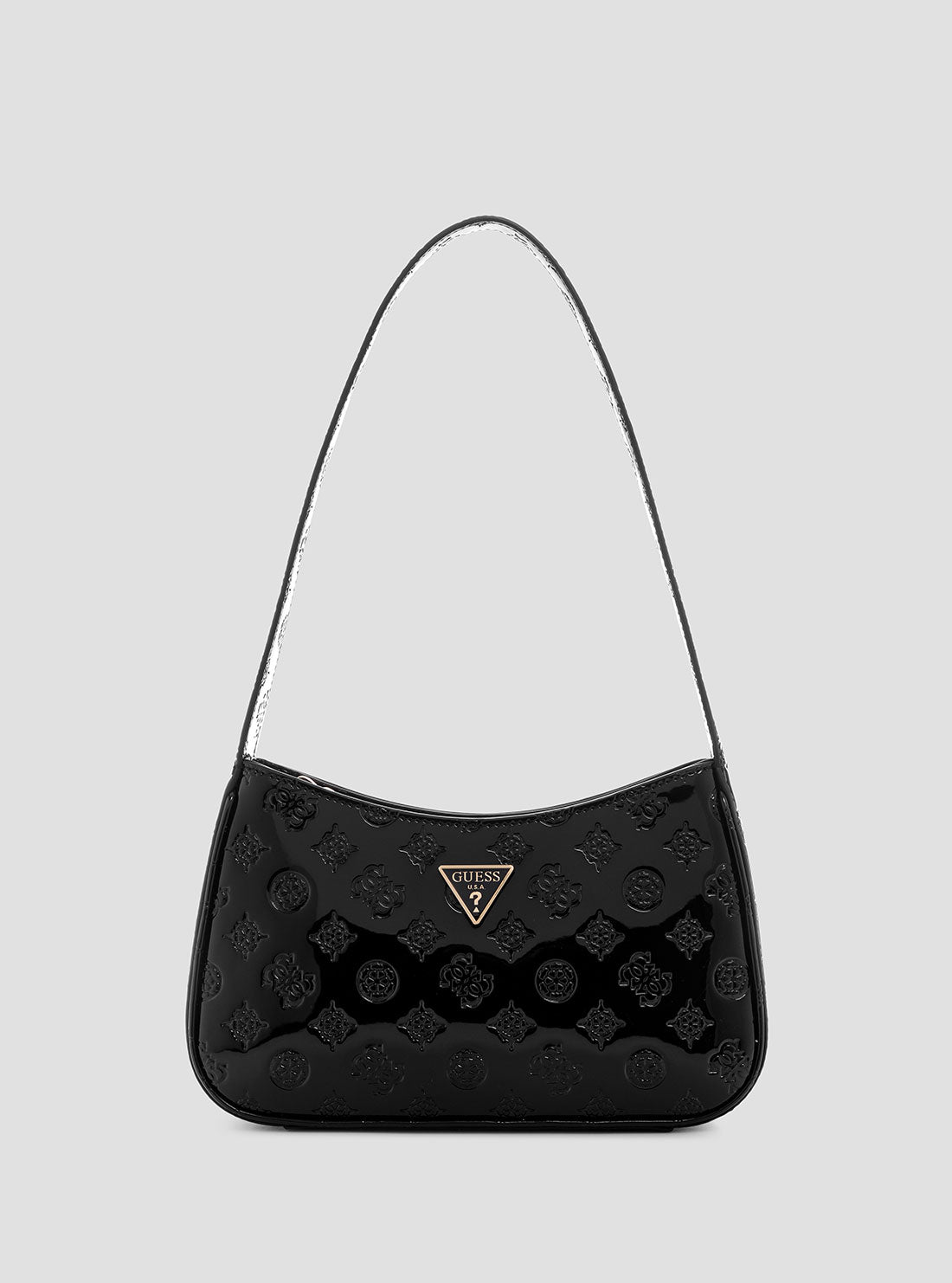 Arnela Black Logo Shoulder Bag for Women - Stylish Crossbody Purse for Work, Travel & Everyday Use