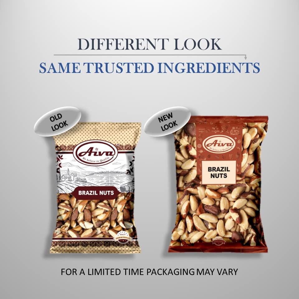 Premium Raw Brazil Nuts | Unsalted, Natural, Fresh | 4 LBS Bulk Pack | Perfect for Snacking, Baking & Healthy Recipes