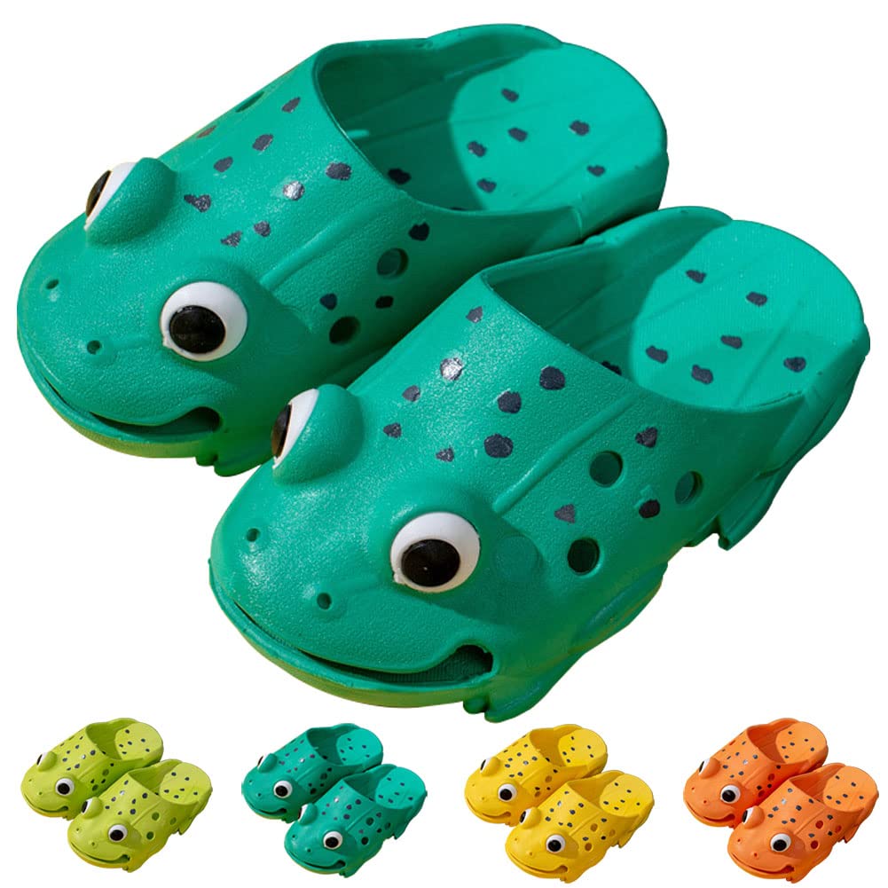 **Unisex Frog Slippers - Cartoon Animal House Shoes for Men & Women - Soft Bathroom & Pool Sandals for Indoor/Outdoor Use**    *(Use Scenarios: Perfect for lounging at home, spa days, beach trips, or poolside relaxation.)*
