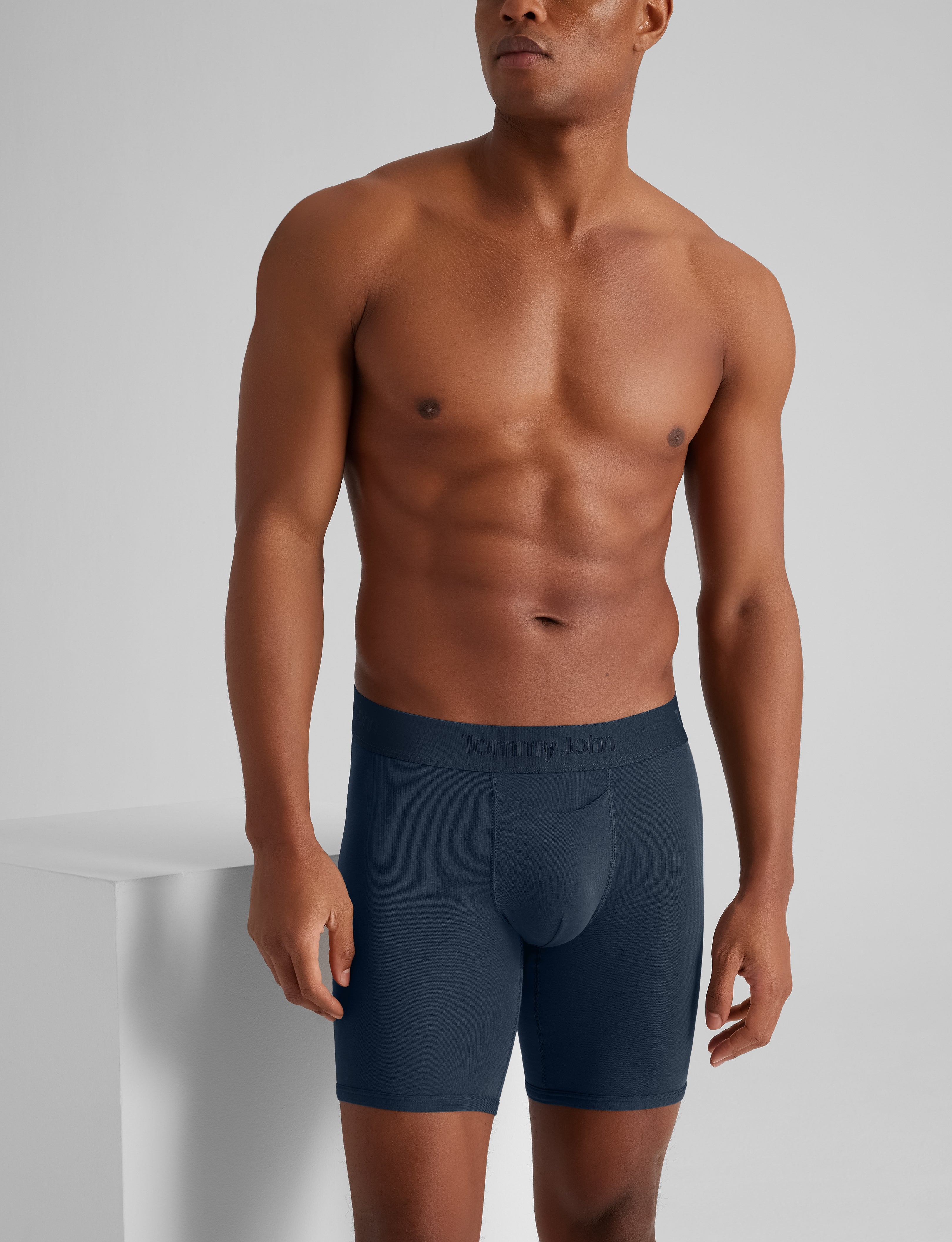 Breathable Second Skin Boxer Briefs (6 Pack) - Ultra Soft Men's Underwear for All-Day Comfort, Workout & Lounge
