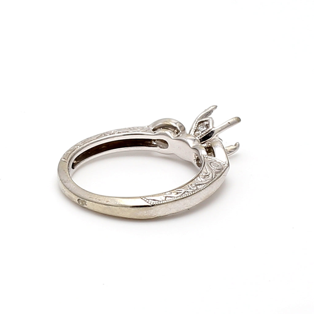0.20 Carat Pear Shape I VS2 Diamond Engagement Ring in 14K White Gold - Perfect for Bridal Jewelry, Wedding Bands & Anniversary Gifts