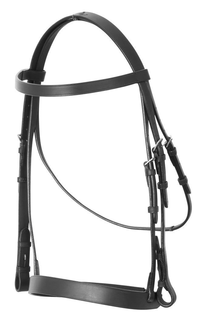 Premium Cavallino Show Bridle with Reins - Professional English Horse Riding Equipment for Dressage & Jumping - Perfect for Competitions & Training Sessions