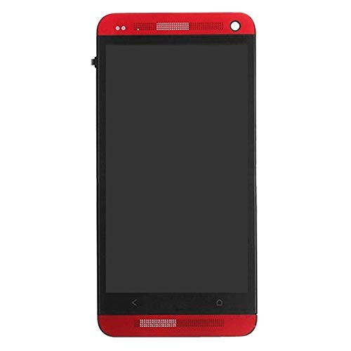 Premium Replacement LCD Screen for HTC One M7 / 801e - High-Quality Phone Repair Part (Red) | Perfect for DIY Fixes & Professional Screen Replacements