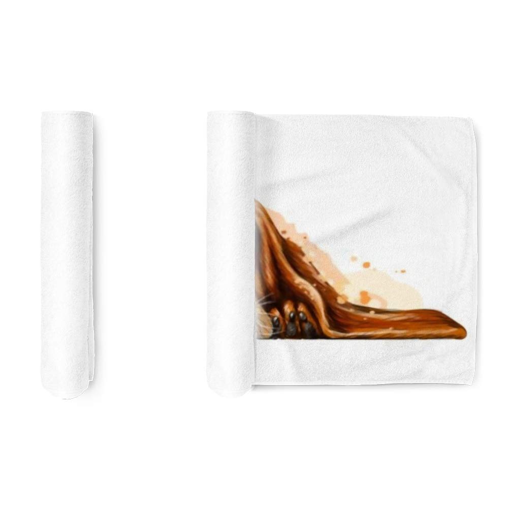 Premium Terry Cotton Face & Hand Towels - Soft, Quick-Dry 30x15 Inch Multi-Purpose Towel for Bath, Spa, Kitchen & Dog Grooming - Perfect Gift for Hotel, Home Decor & Basset Hound Lovers