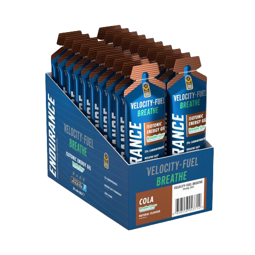 Applied Nutrition Endurance Breathe Isotonic Energy Gel - Cola Flavor (20 Pack x 60g) | Fast-Acting Sports Fuel for Running, Cycling & Marathon Training