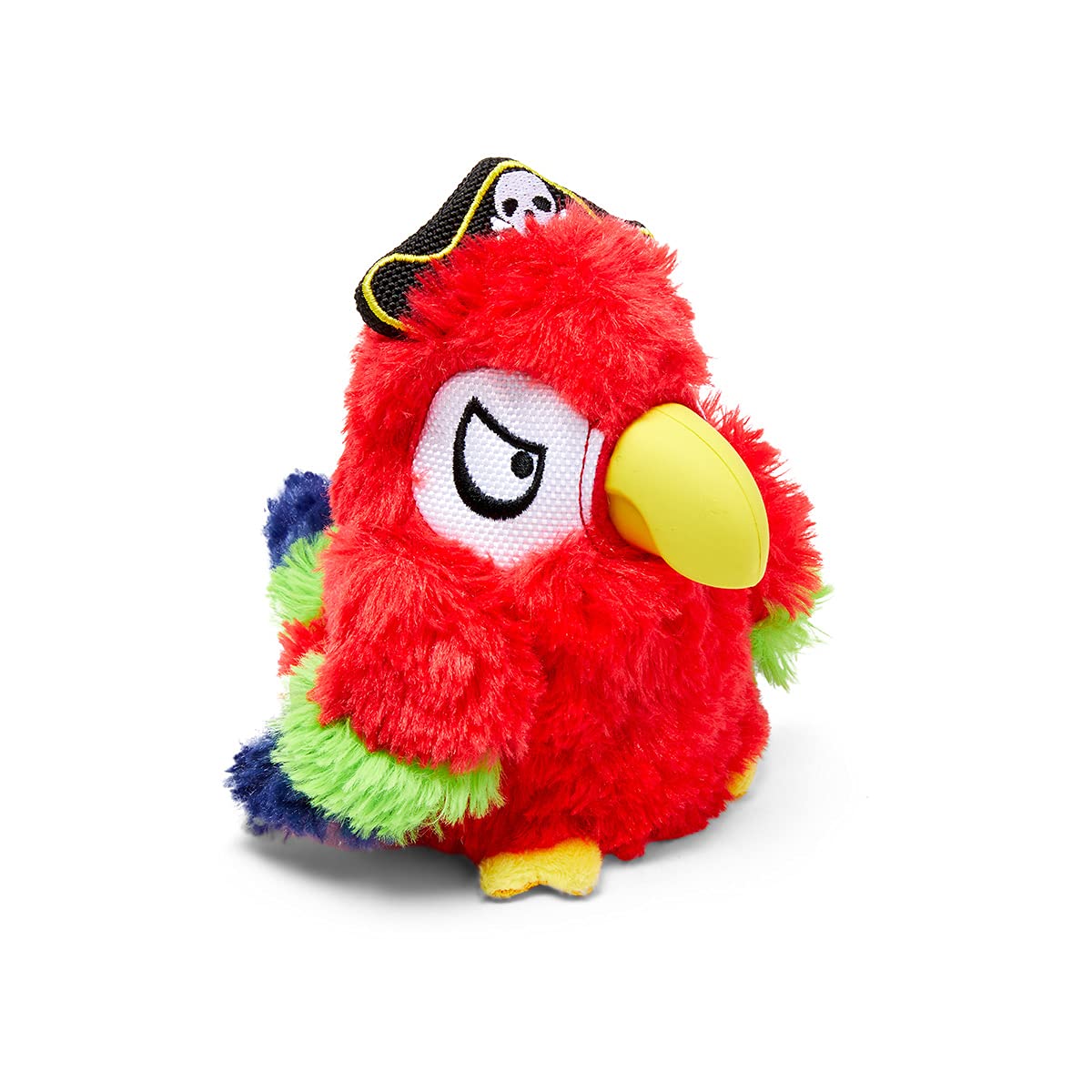 Barkbox Super Chewer Tough Dog Chew Toys for Aggressive Chewers - Durable Plush 2-in-1 Parrot Design (Large Size) - Perfect for Strong Chewing Dogs, Playtime & Training