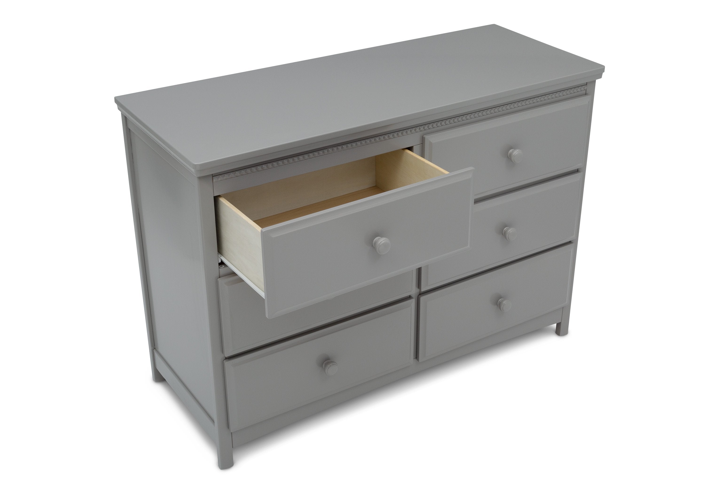 Emerson 6-Drawer Wooden Dresser for Bedroom - Stylish Storage Chest with Smooth Gliding Drawers | Perfect for Organizing Clothes, Bedding & Accessories in Master Bedroom, Guest Room or Nursery