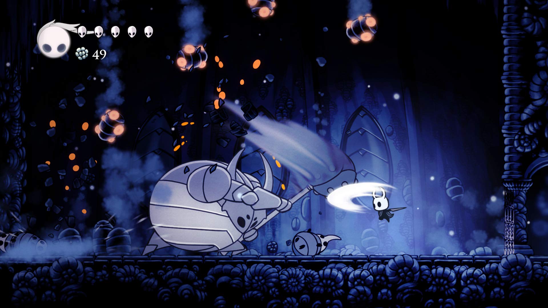Hollow Knight - Nintendo Switch Game | Action-Adventure Platformer | Explore Hauntingly Beautiful World - Perfect for Solo Gaming & Switch Enthusiasts