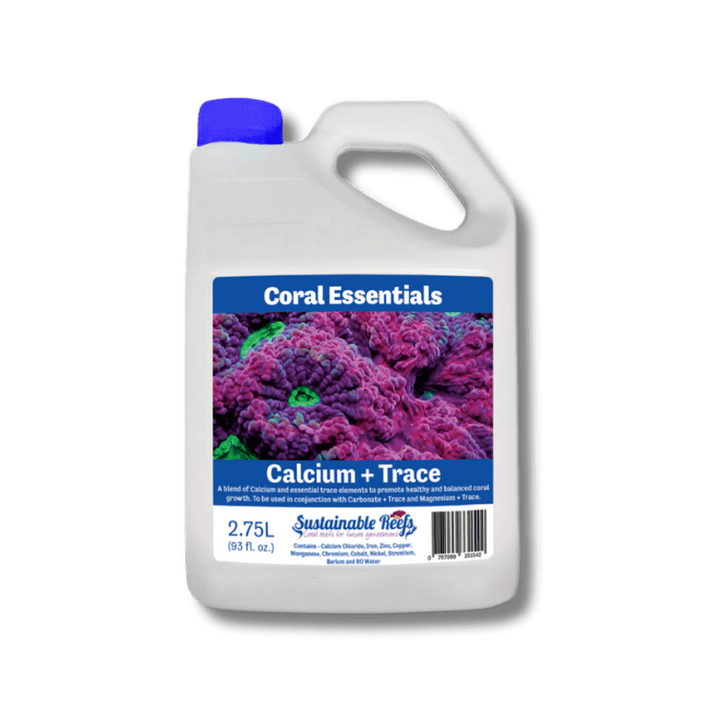 Premium Coral Essentials Calcium, Alkalinity & Magnesium Supplement 2.75L (93 fl oz) - Essential Reef Tank Additive for Healthy Coral Growth in Saltwater Aquariums