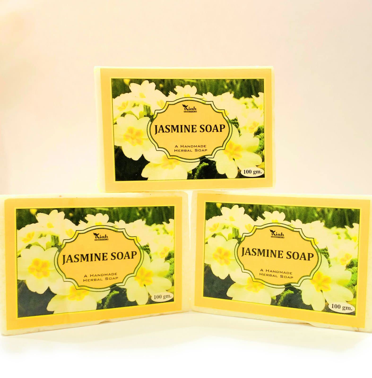 Jasmine Soap - 100g Fresh Ayurvedic Handmade Chameli Soap for Brightening & Clearing Skin | Natural Glow Booster | Perfect for Daily Skincare & Aromatherapy Relaxation