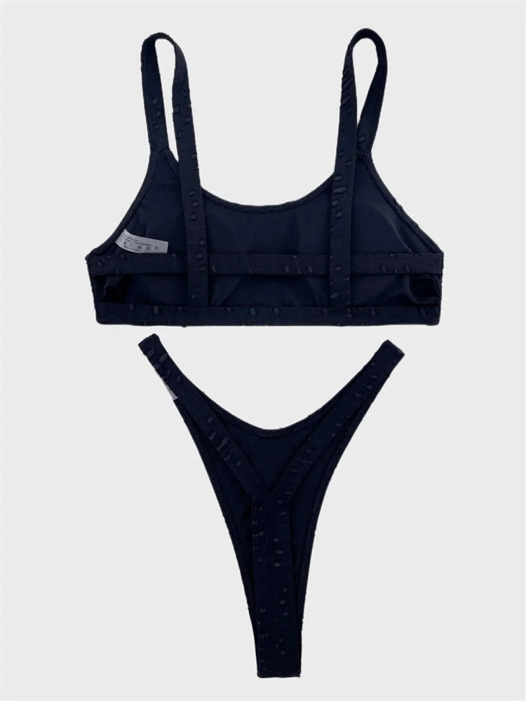 2023 Sexy Brazilian Bandeau Swimsuit for Women - 4 Color Options, Mini Bikini & Thong Micro Bathing Suit | Perfect for Beach Vacations, Pool Parties & Summer Getaways