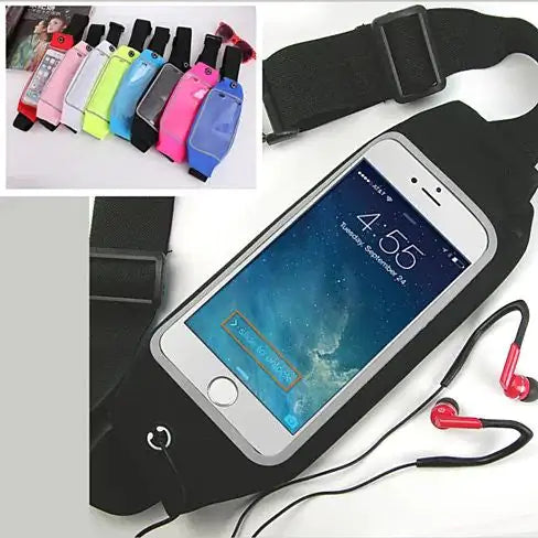 BOOST BELT Workout Running Belt with Phone Pouch – Stay Active & Organized for Gym, Jogging, Hiking & Travel