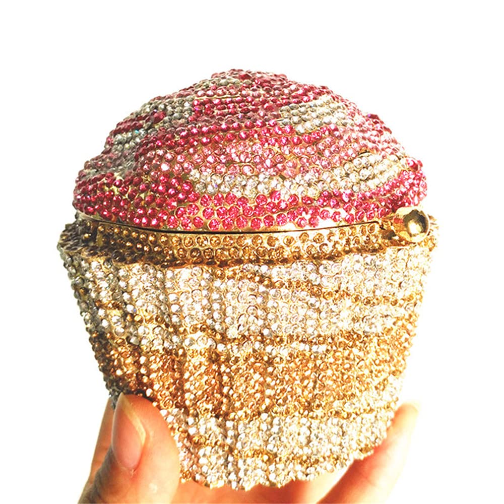 Sparkling Crystal Clutch Purse for Women - Elegant Diamond Evening Bag for Wedding, Party & Bridal Events | Perfect Prom, Gala & Formal Occasion Accessory