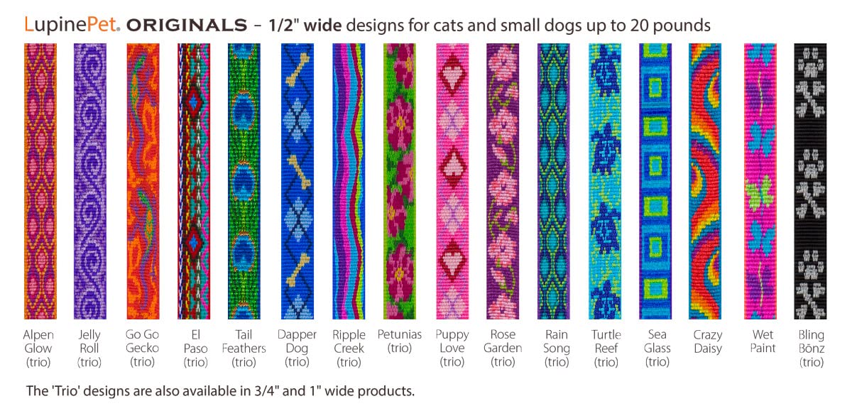 Lupine Small Adjustable Dog Harness 1/2