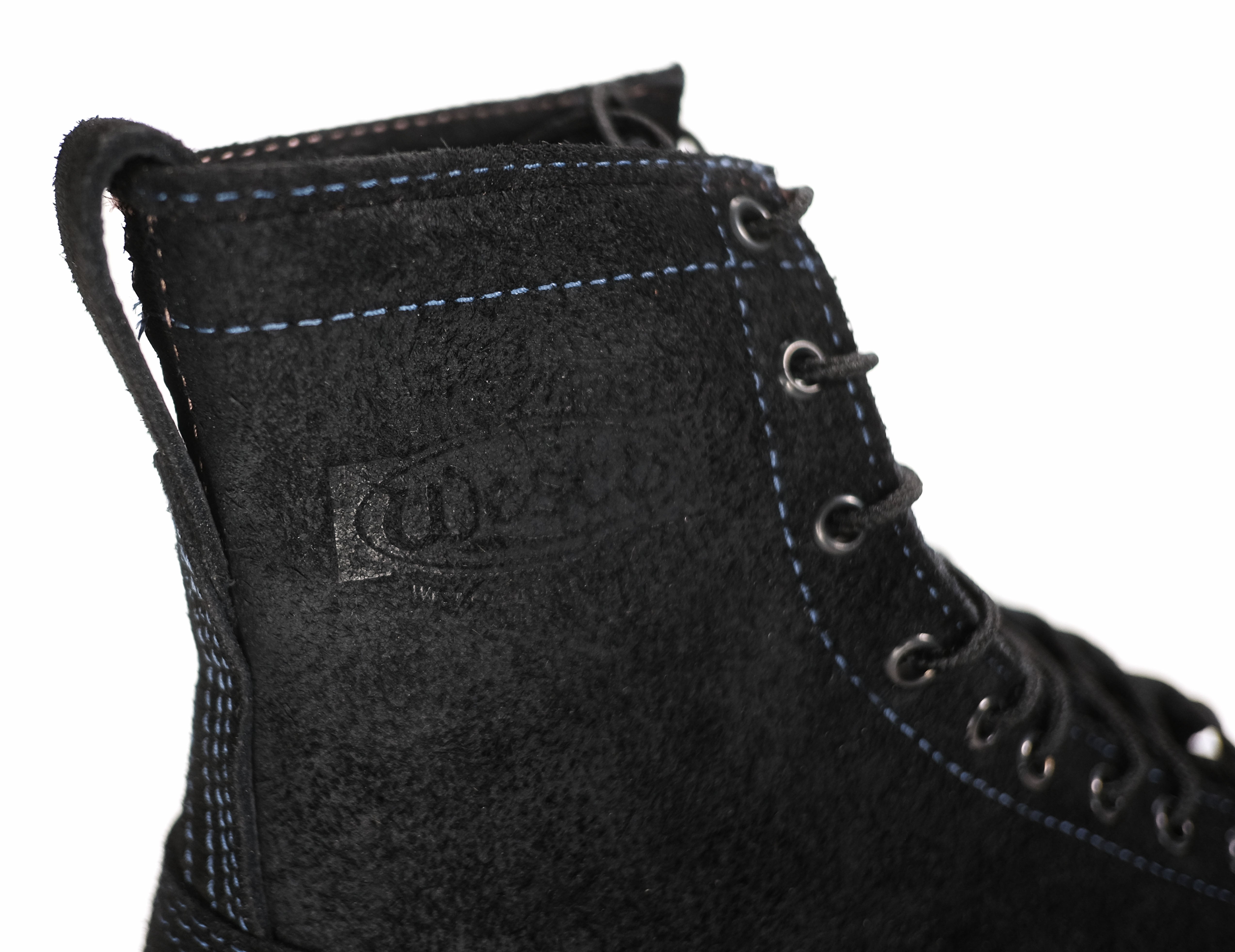 Wesco Boots X The Shop Black DH Service Boot - Premium Leather Work Boots for Men, Durable & Comfortable - Ideal for Construction, Hiking & Outdoor Work