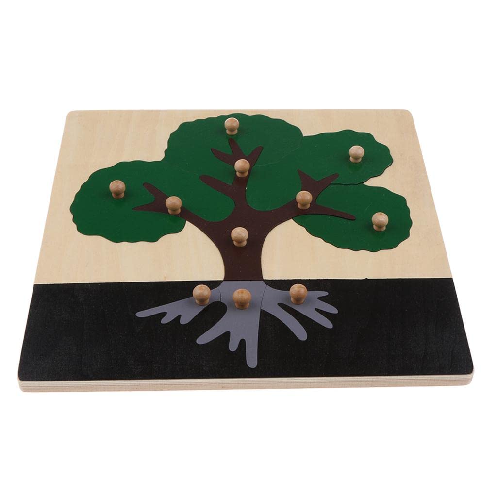 Enakshi Wooden Montessori Animal Peg Puzzle - Educational Toy for Kids, Toddlers & Preschoolers | Learning & Pretend Play | Handcrafted Wooden Jigsaw Puzzle for Early Childhood Development - Perfect for Home, Classroom & Daycare Use