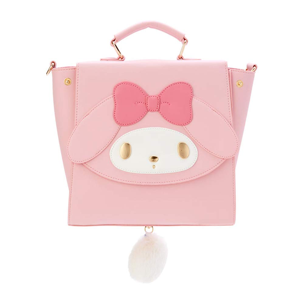 My Melody Sanrio 3-Way Mini Backpack - Cute Shoulder Bag & Handbag for Women | Perfect for School, Travel & Cosplay Accessories