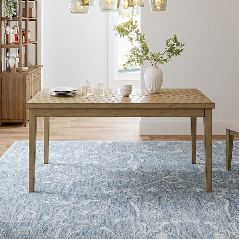 Nora Classic Style Solid Wood Dining Table - Elegant & Durable for Home, Kitchen, and Restaurant Use