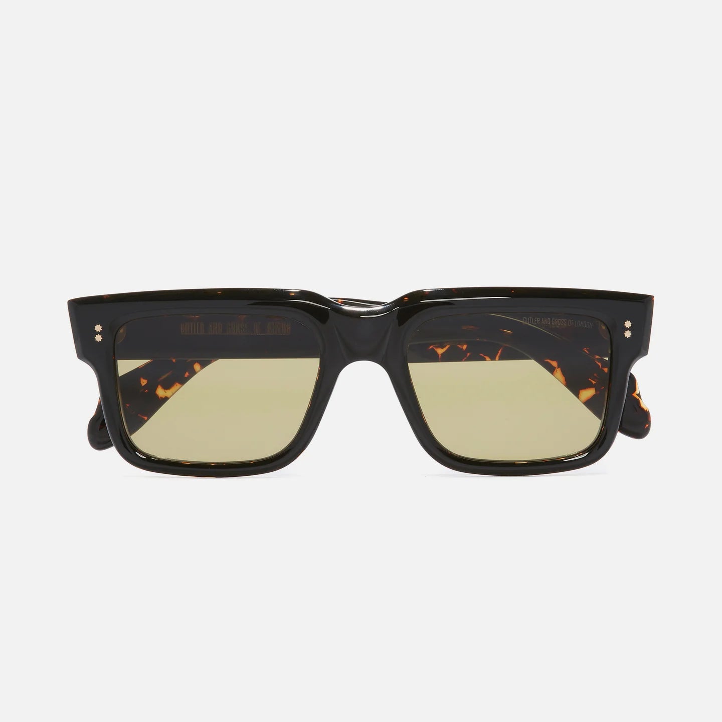 Cutler and Gross 1403 02 Havana Tortoise Acetate Sunglasses – Stylish UV Protection for Women & Men – Perfect for Beach, Driving & Outdoor Activities
