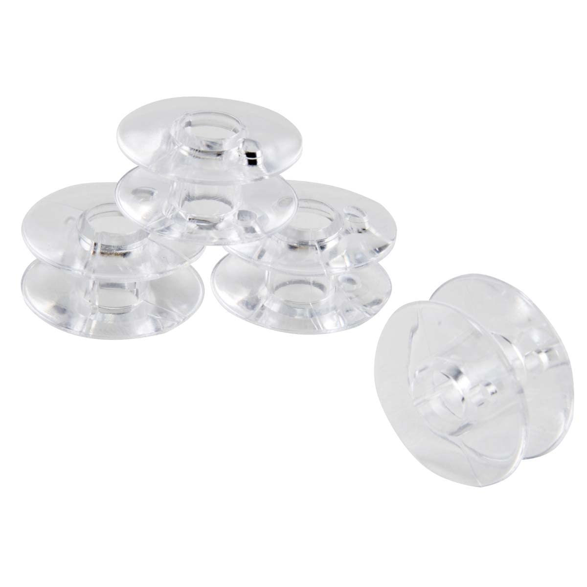 SINGER Class 66 Clear Plastic Sewing Machine Bobbins - 4 Pack Replacement Bobbins for Singer, Brother, Janome & More | Perfect for Quilting, Dressmaking & DIY Sewing Projects