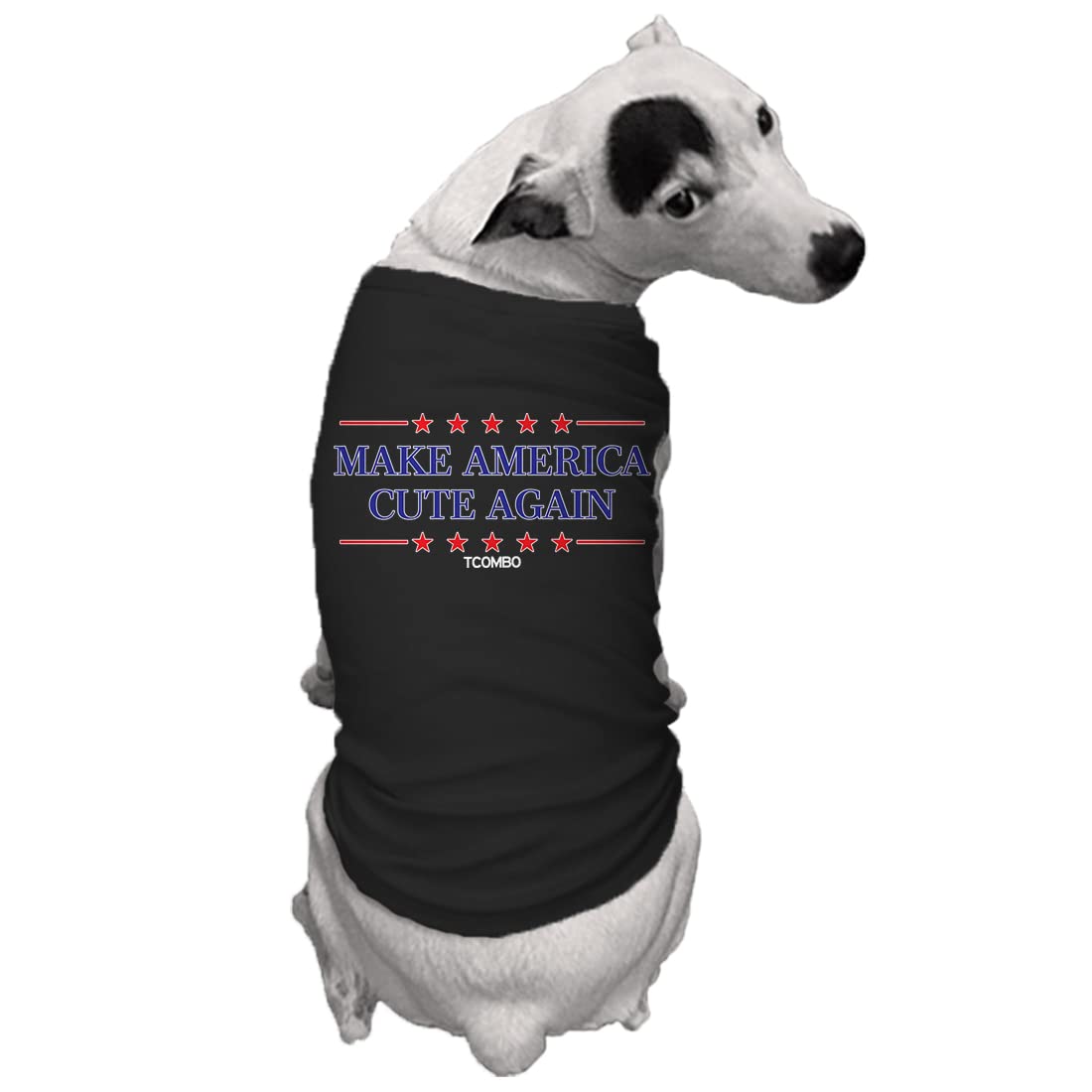 Make America Cute Again - MAGA Trump Dog T-Shirt for Small Dogs | Patriotic Pet Apparel | Perfect for 4th of July, Election Parties & Conservative Events (Black, X-Small)