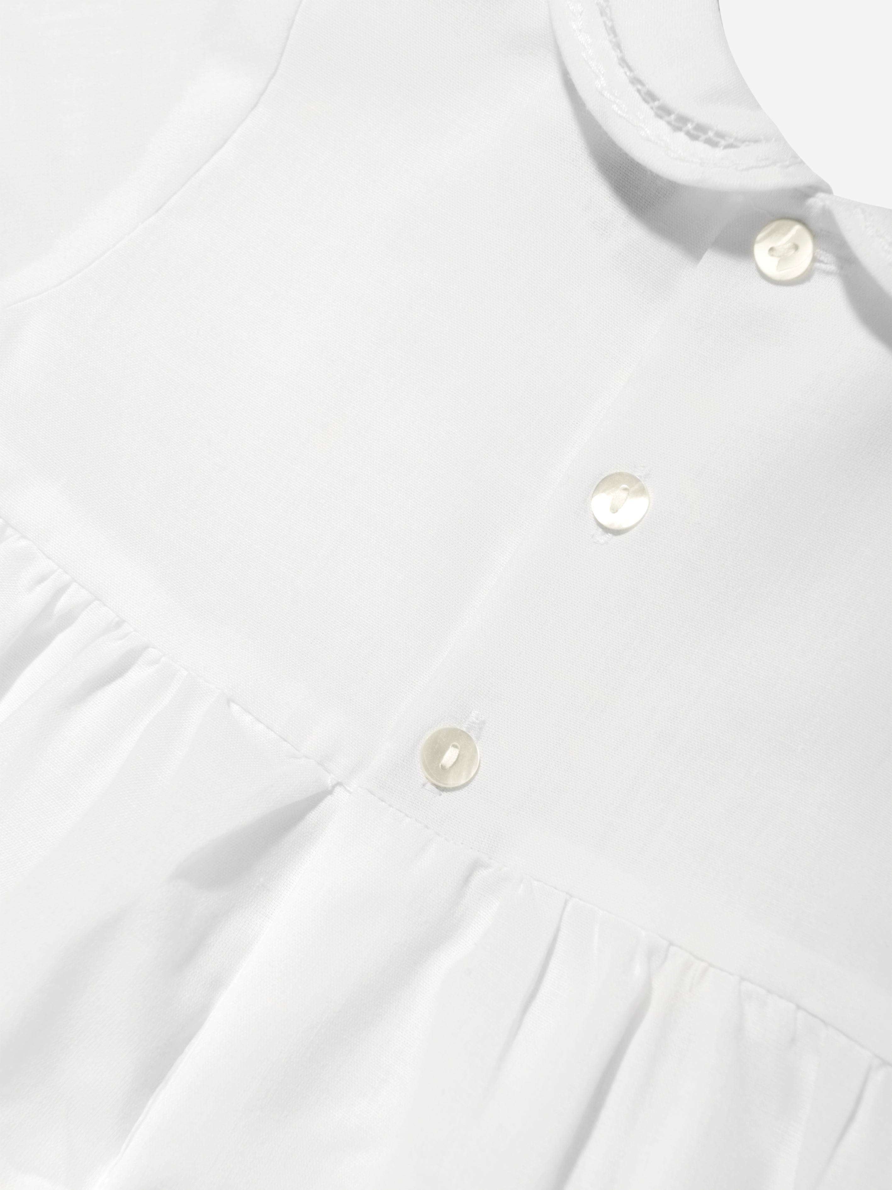Baby Boys Smocked Romper - White Cotton Summer Outfit for Newborns & Toddlers | Perfect for Church, Family Photos & Special Occasions