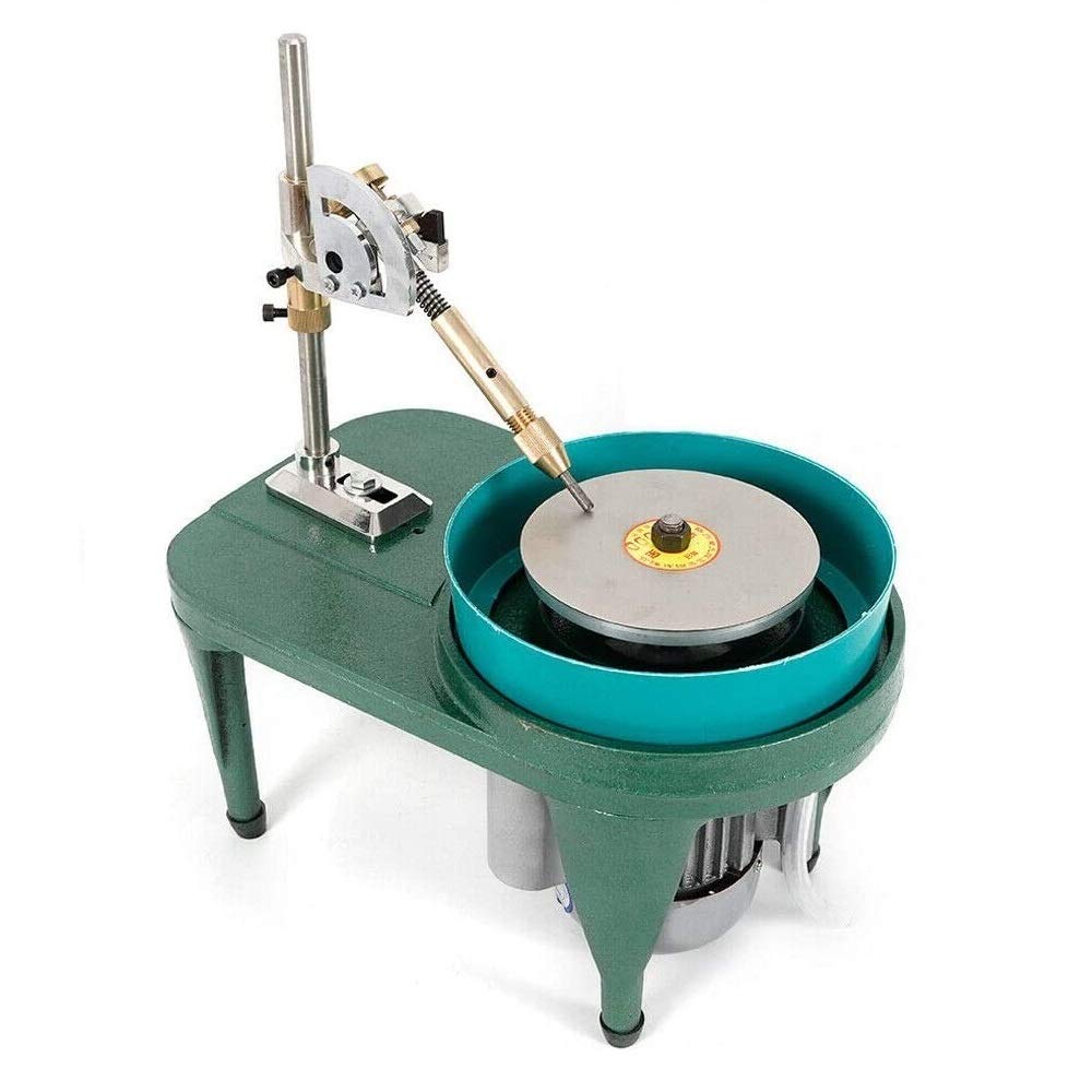 Professional Gem Faceting Machine 110V 180W - Jewelry Angle Polisher & Gemstone Grinding Machine for Rings, Bench Polishing - 2800r/min High Speed - Perfect for Jewelry Making, Lapidary & Stone Surface Finishing