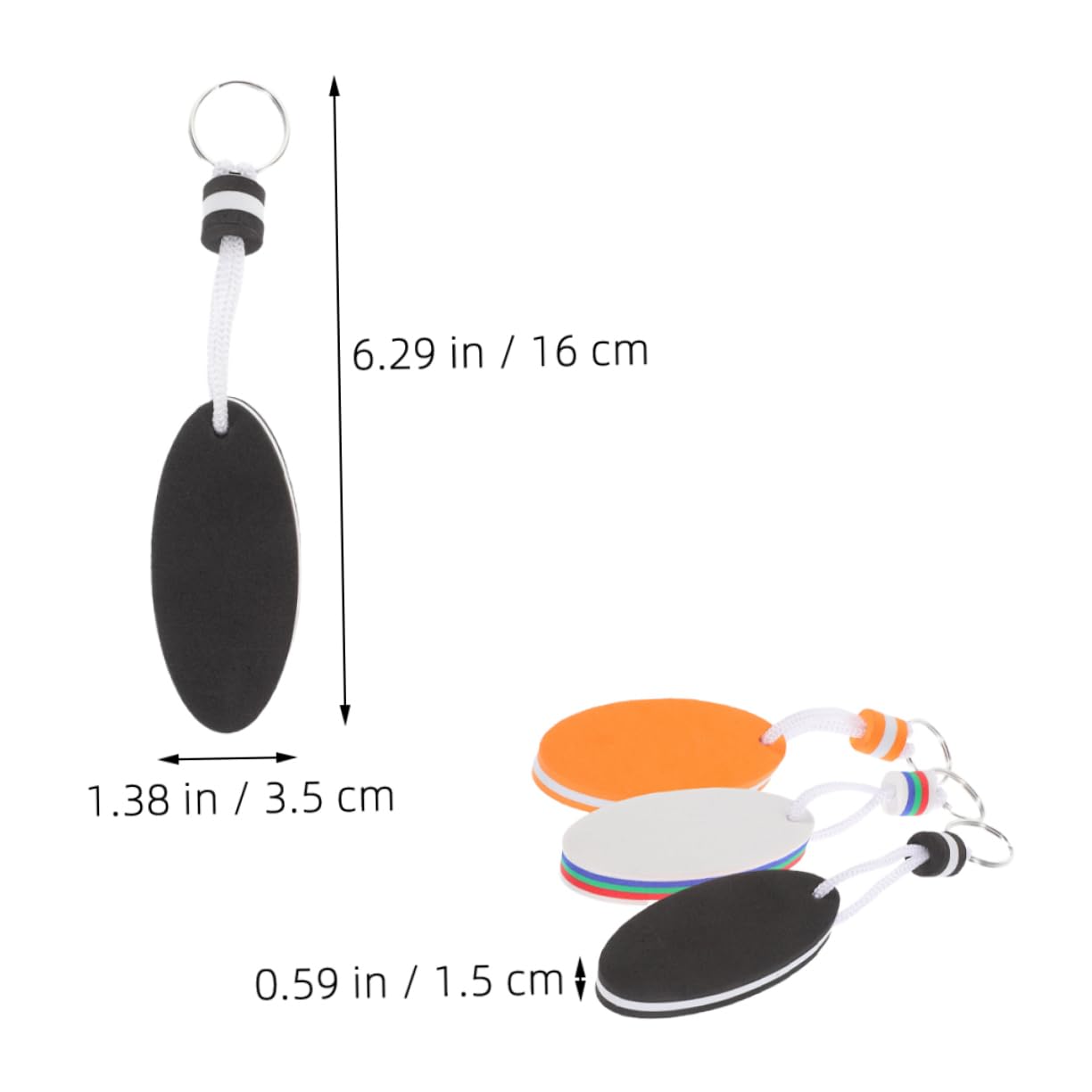 Waterproof Eva Keychain Set 9pcs - Floating Keyring Boat Theme for Boating & Fishing - Durable, Stylish Accessories for Water Sports, Beach Activities & Marine Adventures