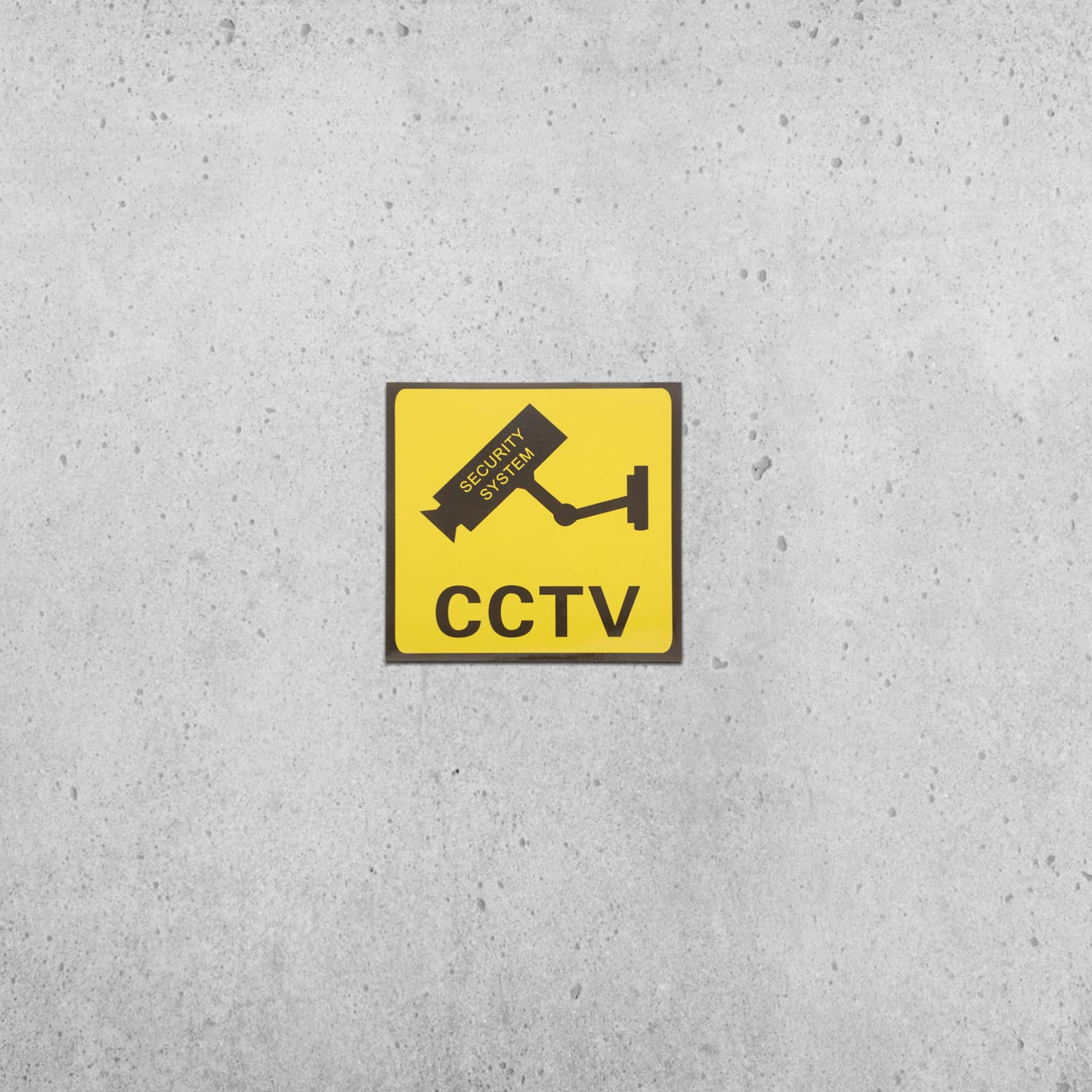 10pcs CCTV Warning Stickers - Vinyl Decals for Monitor & Office Camera Security