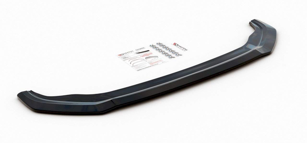 Maxton Design Front Bumper Lip Spoiler Splitter for VW Golf 7 GTI (2013-2016) - Enhance Aerodynamics & Sporty Look for Street Racing & Car Shows