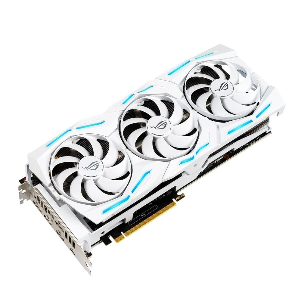 ASUS ROG STRIX RTX 2080 Ti O11G White Edition Gaming Graphics Card - 11GB GDDR6, RGB Lighting, Axial-Tech Fans | Perfect for 4K Gaming, VR, and Content Creation