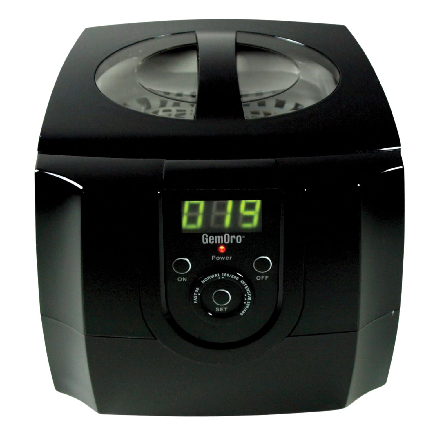 GemOro 1.2-Quart Ultrasonic Jewelry Cleaner with Digital Timer - Professional Cleaning Machine for Rings, Watches, Glasses & Earrings | Perfect for Home, Jewelry Stores & Spa Use (Model 1785)