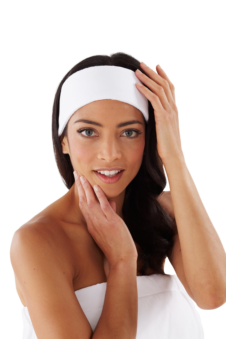 Boca Terry Microfiber Headband with Terry Back - 3 Pack | Soft & Absorbent Hair Bands for Workouts, Yoga, Spa & Everyday Use