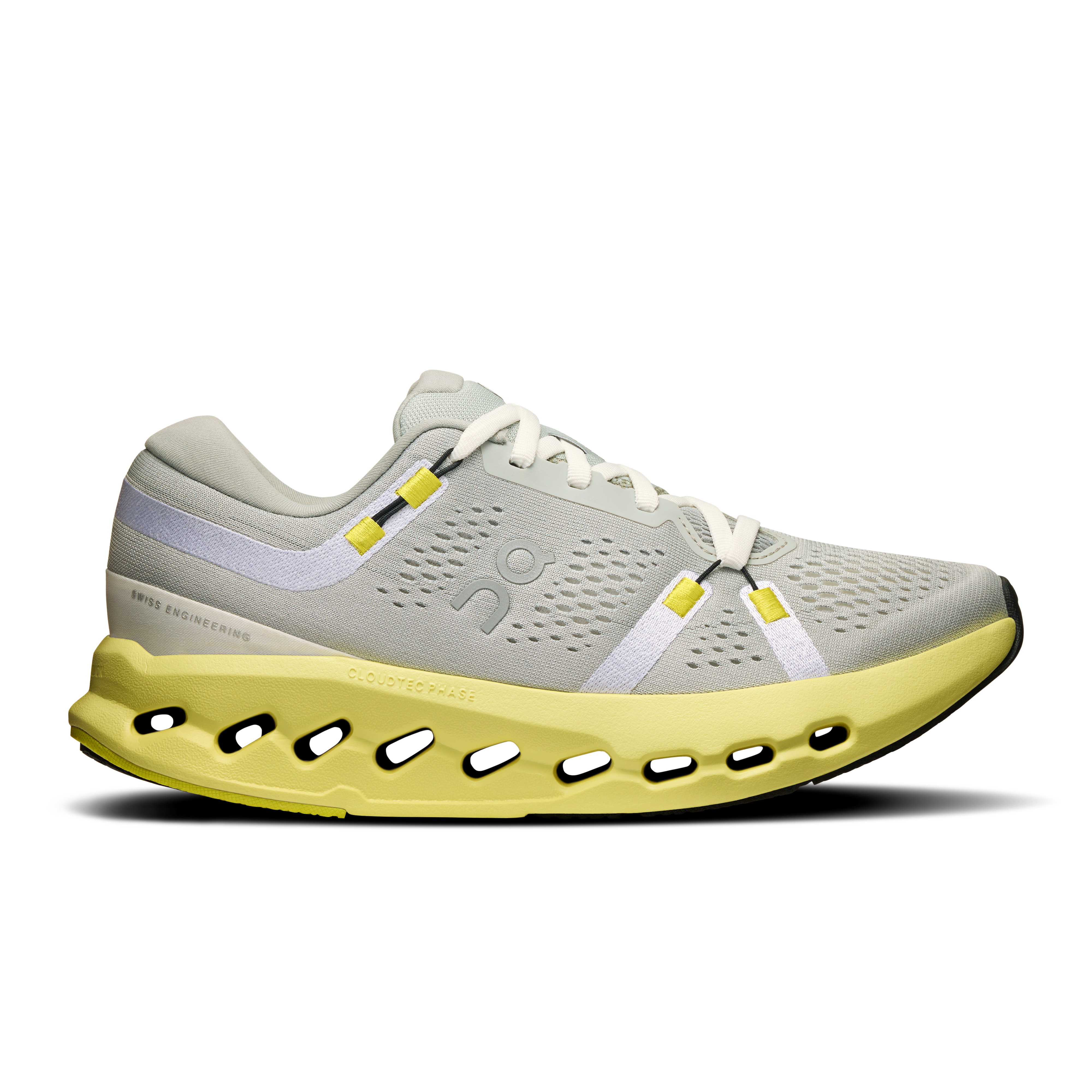 Women's Cloudsurfer 2 Running Shoes - Lightweight & Cushioned for Women (Glacier/Limelight) | Perfect for Jogging, Gym Workouts & Daily Walking