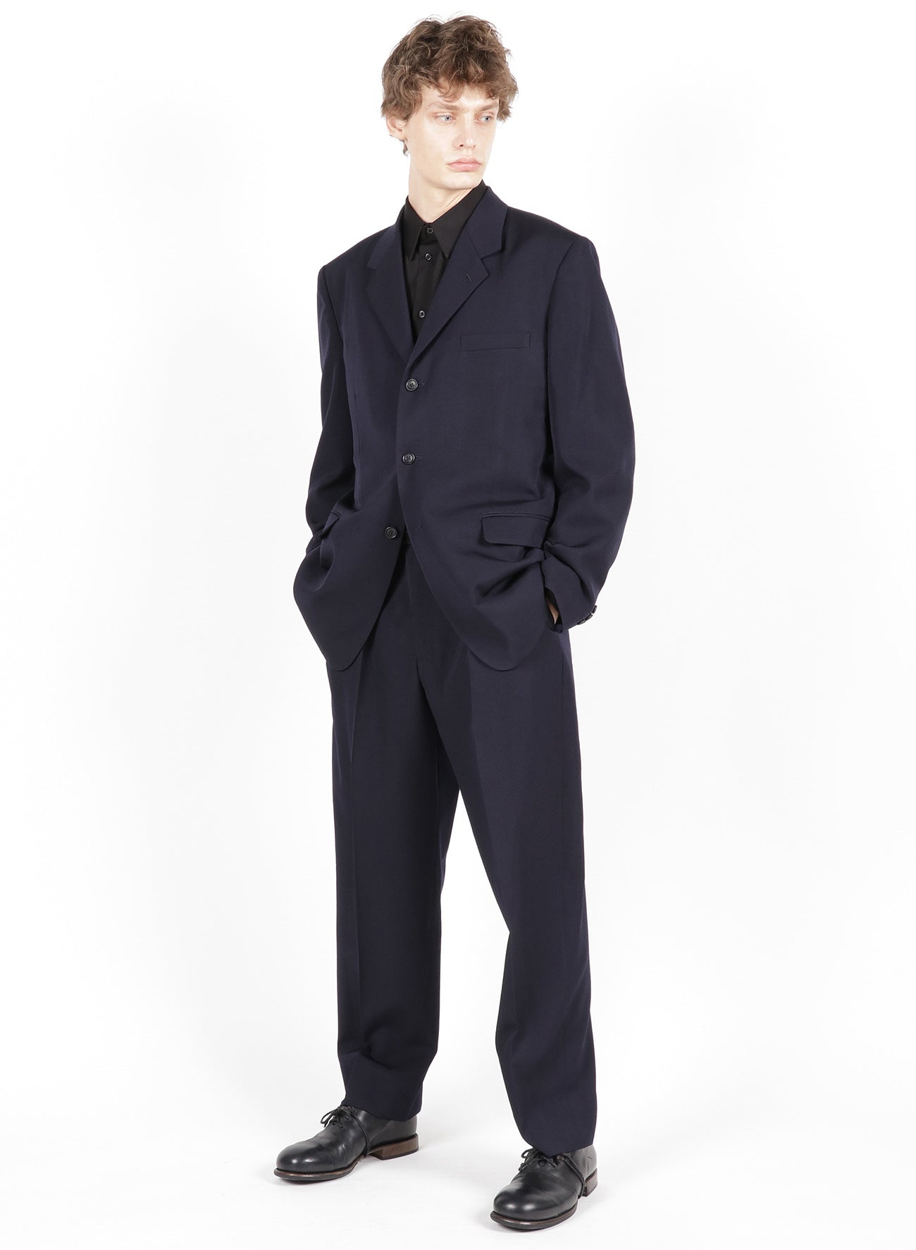 Premium Men's Gabardine Suit Jacket - 3 Button Single Breasted Formal Blazer for Business, Weddings & Special Occasions