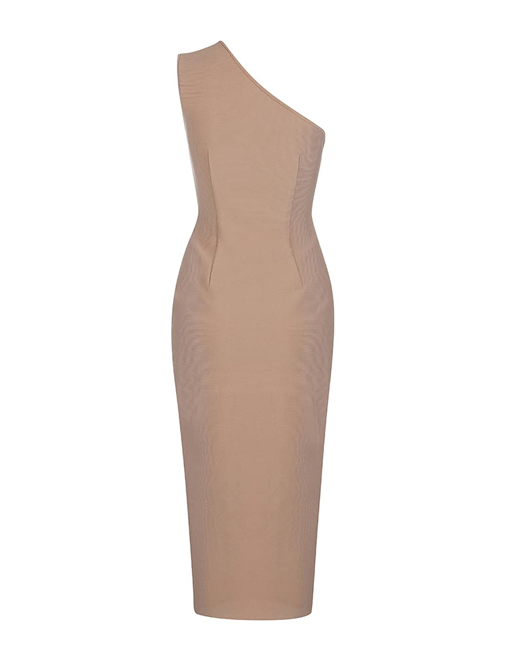 Meilun Women's One Shoulder Bodycon Bandage Dress with Side Slit - Elegant Wedding Guest Dress & Formal Evening Gown for Parties, Cocktail Events & Special Occasions
