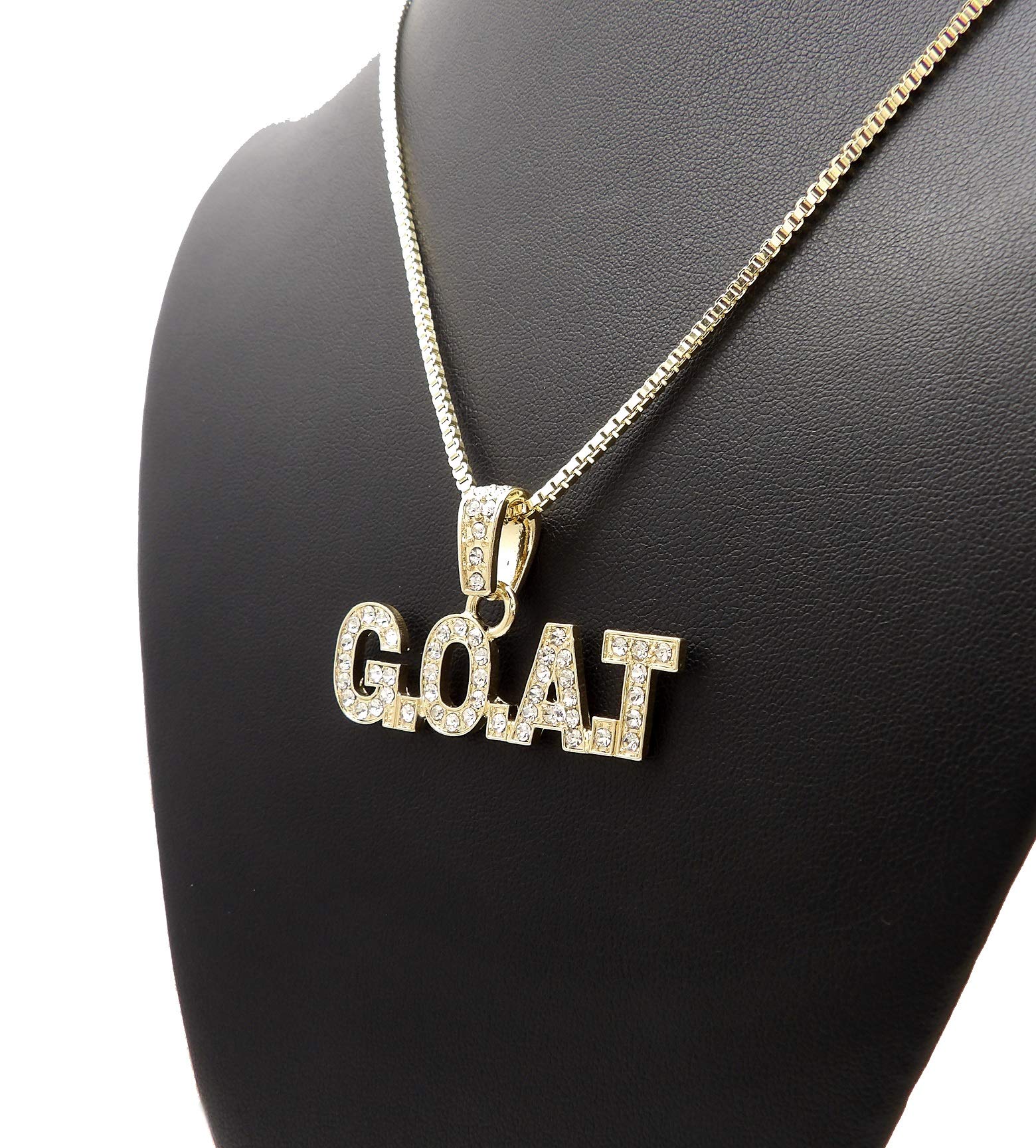 Hip Hop Goat Pendant Necklace - Gold/Silver Cuban Chain for Men's Jewelry & Streetwear Fashion